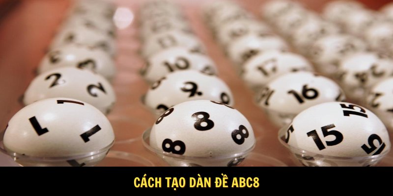 Cách tạo dàn đề