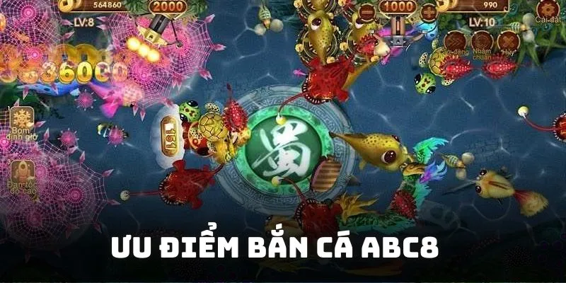 Gameplay của game bắn cá ABC8 độc đáo 3D sắc nét